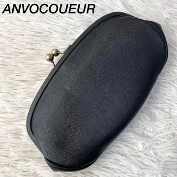 [컨디션 최상] 안보쿠르 마리에타 가마구치 가죽 장지갑