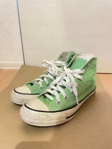 CONVERSE ALL STAR 그린 스니커즈 23.5