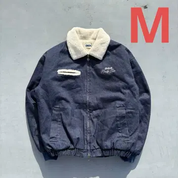 9090 Bullet Logo Boa Denim Jacket
