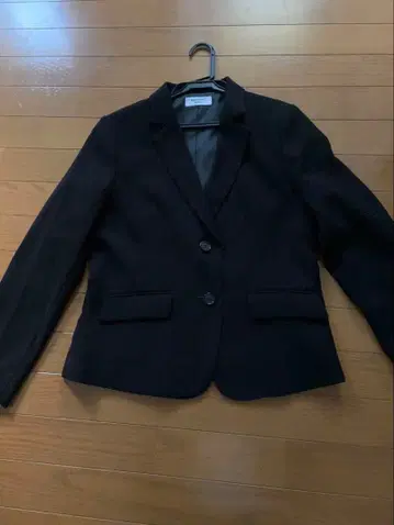 블랙 수트 3점 & 블라우스 세트 사이즈 15호