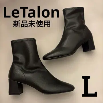 L 사이즈 루탈론 스퀘어 핏 숏부츠 블랙 미사용 새상품