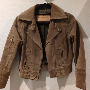 goosecraft 브라운 라이더 자켓 M