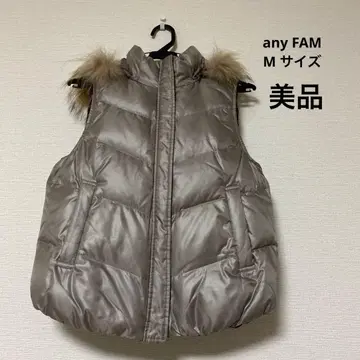 anyFAM 퍼 후드 리버서블 M 사이즈 [새상품급]