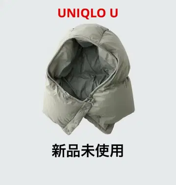 미사용 새상품 UNIQLO C 유니클로 나일론 후디드 넥워머