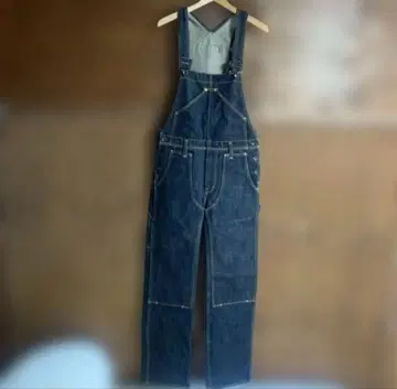 시착만 한 상품 아이언 하트 오버롤 다크 네이비 사이즈 30 21oz