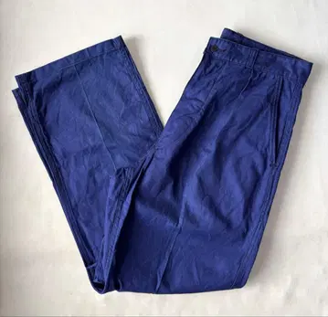 빈티지 프랑스군 워크 팬츠 턱 밀리터리 60s70s 턱