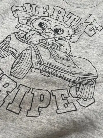 [배송비 포함] OVERTHESTRIPES 그레이 맨투맨 그렘린 기즈모