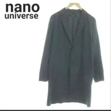 nano universe 마 혼방 체스터 코트 L 네이비 남성용