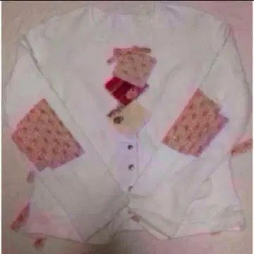 일본풍 패턴 젝켄 가디건 핑크하우스