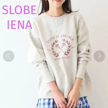 슬로브 이에나 IENA 코어스팬 쭈리 로고 맨투맨 라크로스 36 38