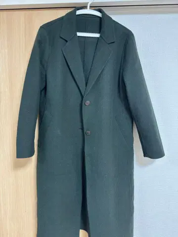 다크 그린 체스터 코트 M