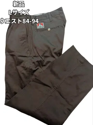 새상품 BEN DAVIS 다크 브라운 L 사이즈 워크 팬츠