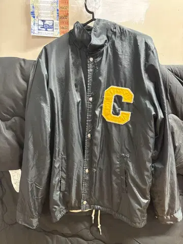 Champion 그레이 나일론 자켓 L 사이즈