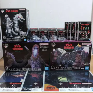 제일복권 고질라 괴수난무 -날뛰는 것- 피규어 3종 세트