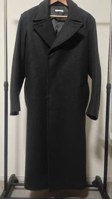 [ WYM LIDNM ] 스무스 헤링본 맥시 오버코트