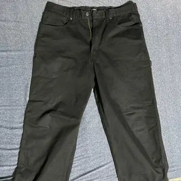 블랙 데님 팬츠 W34 L32