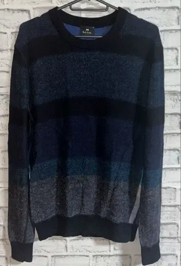 새상품급 PaulSmith 네이비 스트라이프 니트 스웨터