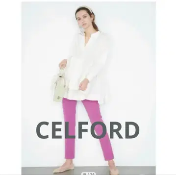 CELFORD 셀포드 볼륨 튜닉 블라우스 F