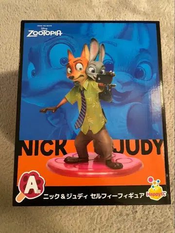 주토피아 제일복권 닉 & 주디 셀피 피규어 A상