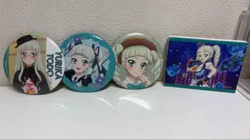 후지토 유리카 캔뱃지 x 3 캔버스