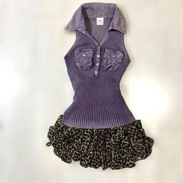 y2k 00s 그런지 헤이세이 갸루 기믹 하프 버튼 리브 다크코어