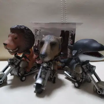 도타마 애니멀 와일드 라이더즈 애니멀 라이더즈 3종