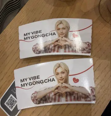 MY VIBE MY GONGCHA 스티커 2장 세트