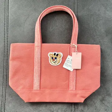 페이러 올드 테디 와펜 토트백 핑크 [ 소 ]