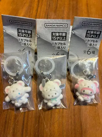 포근포근 스노우 산리오 메지루시 액세서리 3종 세트