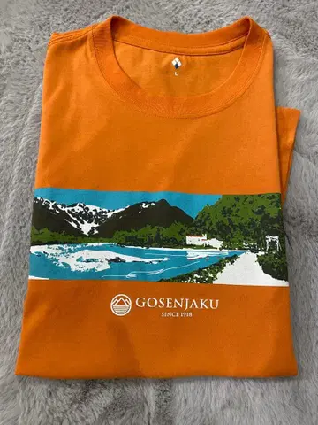 Montbell Gosenjaku 풍경 프린트 T셔츠 L