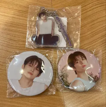 txt 팝업 가챠 아크릴 키링 캔뱃지 영준 3종