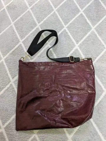 BEAMS BOY 버건디 숄더백