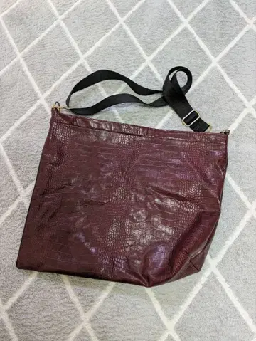 BEAMS BOY 버건디 숄더백