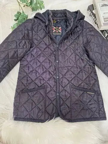 퀼팅 자켓 39 라벤햄 LAVENHAM 바이올렛 컬러