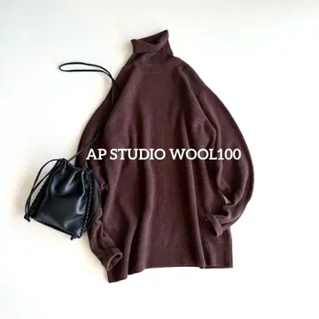 AP STUDIO 두지엠 클라세 하이넥 터틀넥 니트