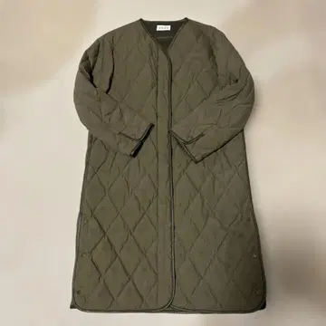 PLST 카키 퀼팅 자켓