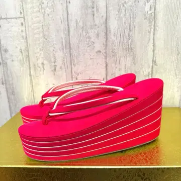 통굽 조리 5단 홑옷 결혼식 신부 핑크