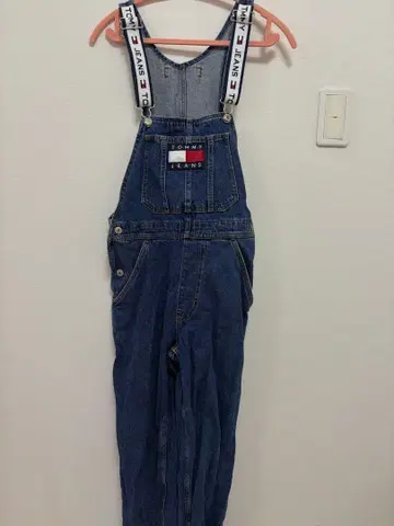 타미힐피거 청바지 오버롤