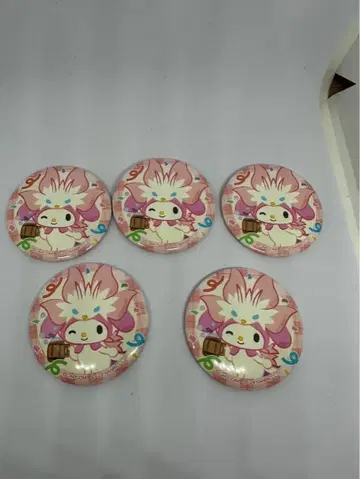 몬헌 대사냥전 산리오 캔뱃지 마이멜로디 5개 세트