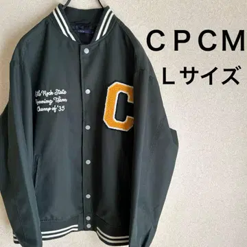 CPCM 시피시엠 자수 와펜 바시티 자켓 L 사이즈