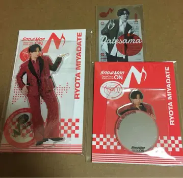 SnowMan ON 라이브 굿즈 미야타테 료타 아크릴 스탠드 카드 3