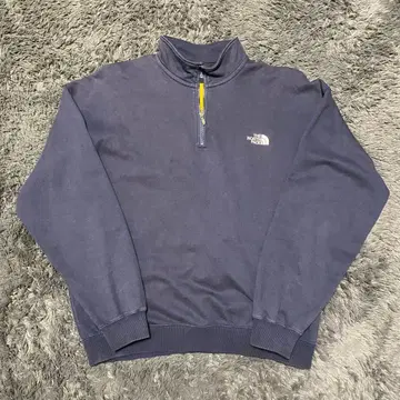 [ THE NORTH FACE ] 네이비 집업 맨투맨 M