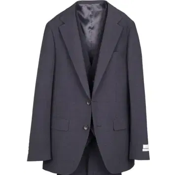 [컨디션 최상] 정장 셀렉트 3피스 수트 4S 시리즈 네이비 섀도우 체크