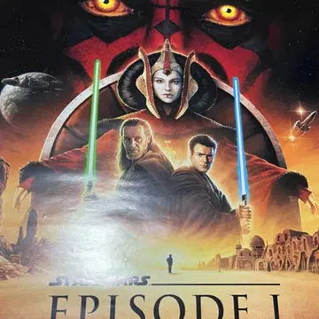STARWARS 에피소드 1 팬텀 메니스 입장객 혜택 포스터