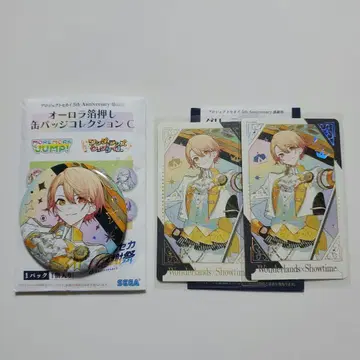 프로세카 5주년 감사제 텐마 츠카사 캔 배지 그리 금박