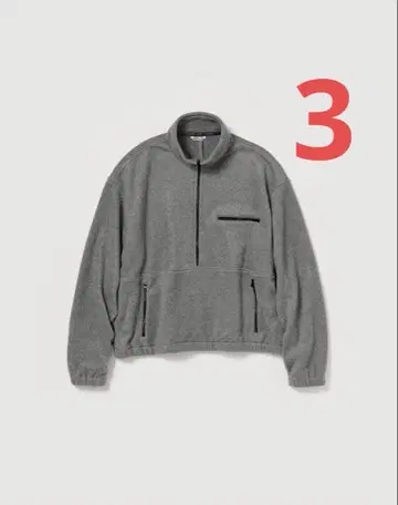 PURE SILK COMFORT FLEECE HALF ZIP P/O