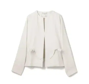 베이지 노카라 돌먼 자켓