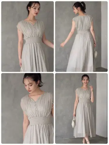 12TwelveAgenda 롱 원피스 그레이지 택 포함 미사용 새상품