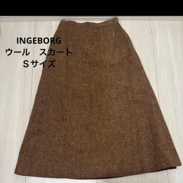 INGEBORG (잉게보그) 트위드 스커트 울 S 사이즈 새상품