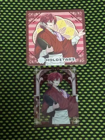 하나사키 미야비 GIGO 카페 코스터 클리어 카드